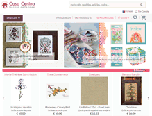 Tablet Screenshot of casacenina.fr